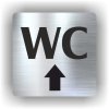 Piktogram - WC NAHORU/ROVNĚ