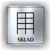 Cedule sklad – plast (piktogram)