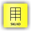 Cedule sklad – plast (piktogram)