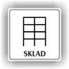 Cedule sklad – plast (piktogram)