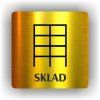 Cedule sklad – plast (piktogram)