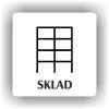 Cedule sklad – plast (piktogram)