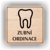 Cedule zubní ordinace – plast (piktogram)
