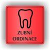 Cedule zubní ordinace – plast (piktogram)