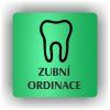 Cedule zubní ordinace – plast (piktogram)