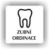 Cedule zubní ordinace – plast (piktogram)