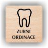 Cedule zubní ordinace – plast (piktogram)