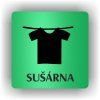 Cedule sušárna – plast (piktogram)