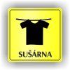 Cedule sušárna – plast (piktogram)