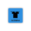Cedule sušárna | Piktogram (čtverec)