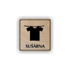 Cedule sušárna | Piktogram (čtverec)