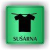 Cedule sušárna – plast (piktogram)