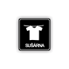 Cedule sušárna | Piktogram (čtverec)