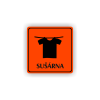 Cedule sušárna | Piktogram (čtverec)