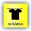 Cedule sušárna – plast (piktogram)