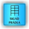Cedule sklad prádla – plast (piktogram)