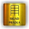 Cedule sklad prádla – plast (piktogram)