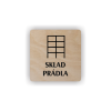 Cedule sklad prádla | Piktogram (čtverec)