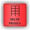 Cedule sklad prádla – plast (piktogram)