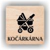 Cedule kočárkárna – plast (piktogram)
