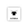 Cedule sušárna | Piktogram (čtverec)