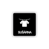 Cedule sušárna | Piktogram (čtverec)