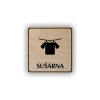Cedule sušárna | Piktogram (čtverec)
