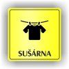 Cedule sušárna – plast (piktogram)