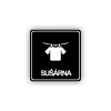 Cedule sušárna | Piktogram (čtverec)