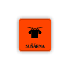 Cedule sušárna | Piktogram (čtverec)