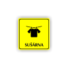 Cedule sušárna | Piktogram (čtverec)