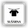 Cedule sušárna – plast (piktogram)