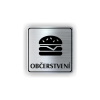 Cedule občerstvení | Piktogram (čtverec)