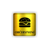 Cedule občerstvení | Piktogram (čtverec)