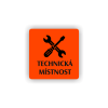Cedule technická místnost | Piktogram (čtverec)