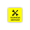 Cedule technická místnost | Piktogram (čtverec)