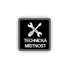 Cedule technická místnost | Piktogram (čtverec)