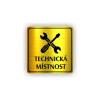 Cedule technická místnost | Piktogram (čtverec)
