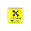 Cedule technická místnost | Piktogram (čtverec)