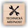 Cedule technická místnost – plast (piktogram)