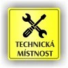 Cedule technická místnost – plast (piktogram)