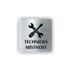 Cedule technická místnost šroubovák a klíč | Piktogram (čtverec)