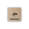 Cedule apartmán kliče | Piktogram (čtverec)