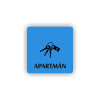 Cedule apartmán kliče | Piktogram (čtverec)