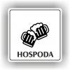 Cedule hospoda – plast (piktogram)