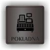 Cedule pokladna – plast (piktogram)