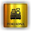 Cedule pokladna – plast (piktogram)