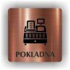 Cedule pokladna – plast (piktogram)
