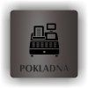 Cedule pokladna – plast (piktogram)