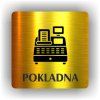 Cedule pokladna – plast (piktogram)